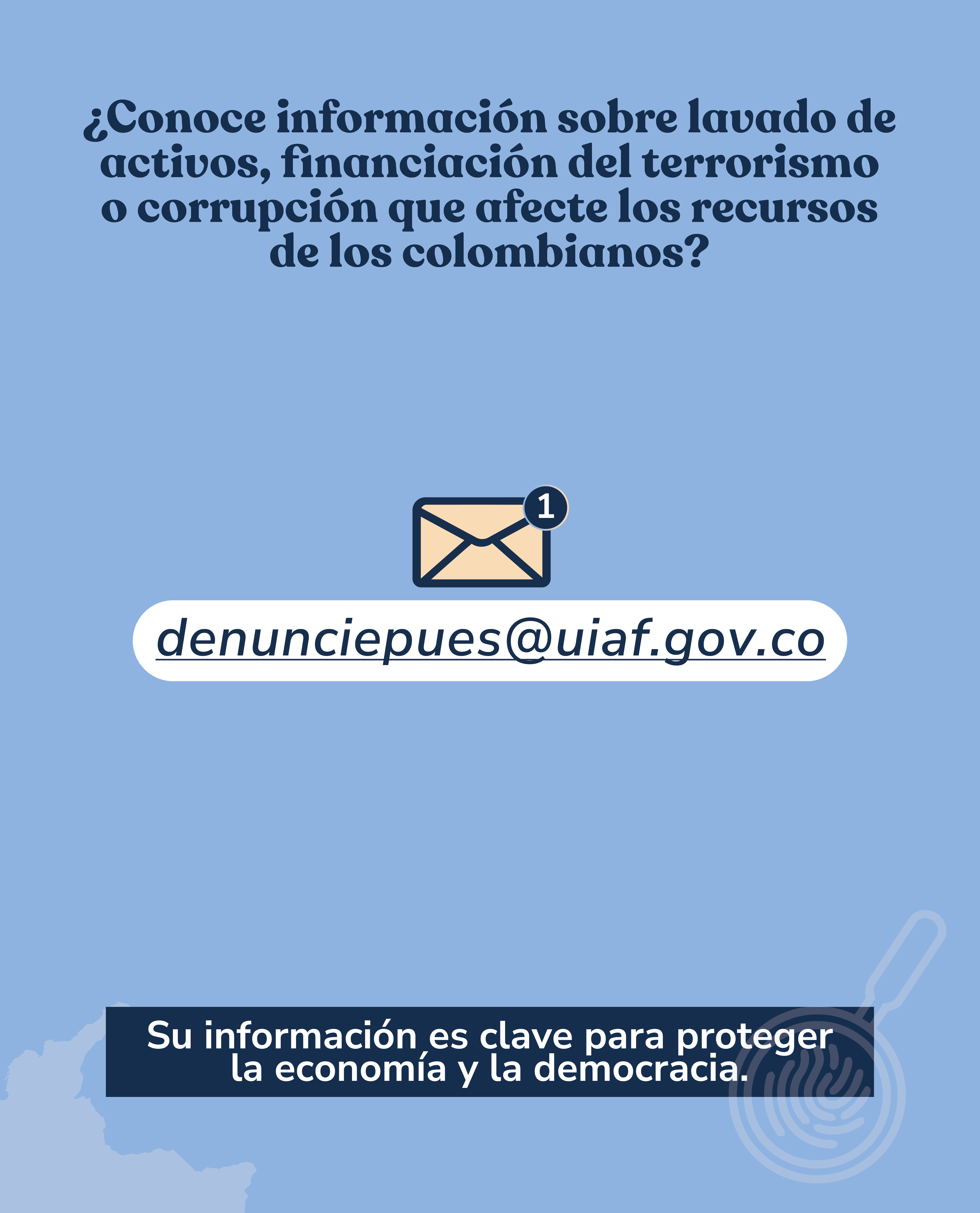 denuncie pues