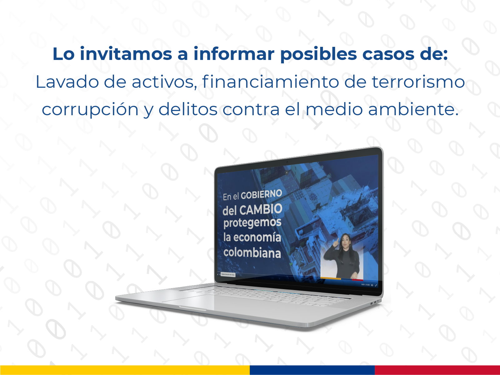 Lo invitamos a informar posibles casos de LA/FT