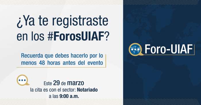 Marzo Foro virtual con sector Notariado