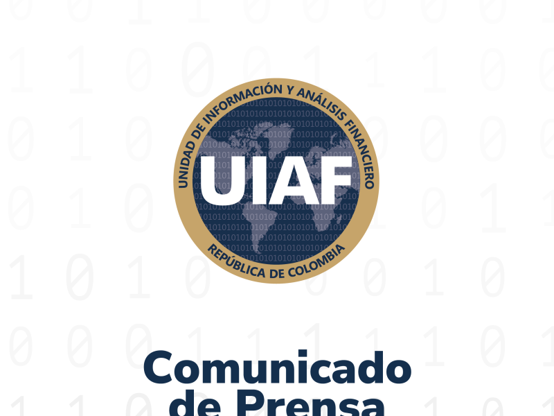 Comunicado de prensa UIAF 