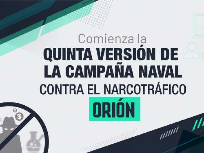 Comienza la quinta versión de la campaña naval contra el narcotráfico ORIÓN
