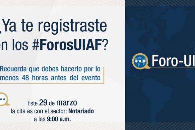 El viernes 29 de marzo Foro virtual con sector Notariado